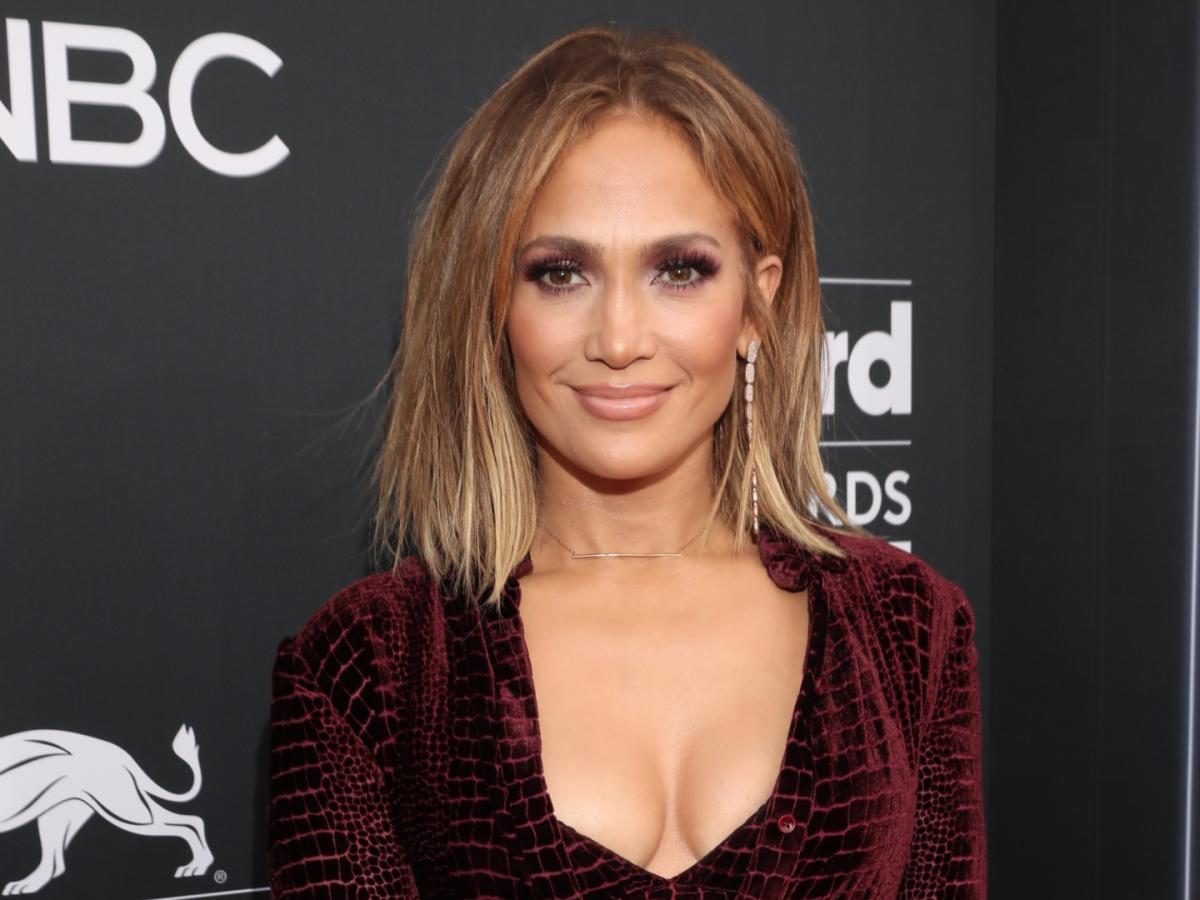 Jennifer Lopez Showed Off Her Gorgeous Curves in a Blue Lingerie Set for Her Newest Intimissimi Photoshoot