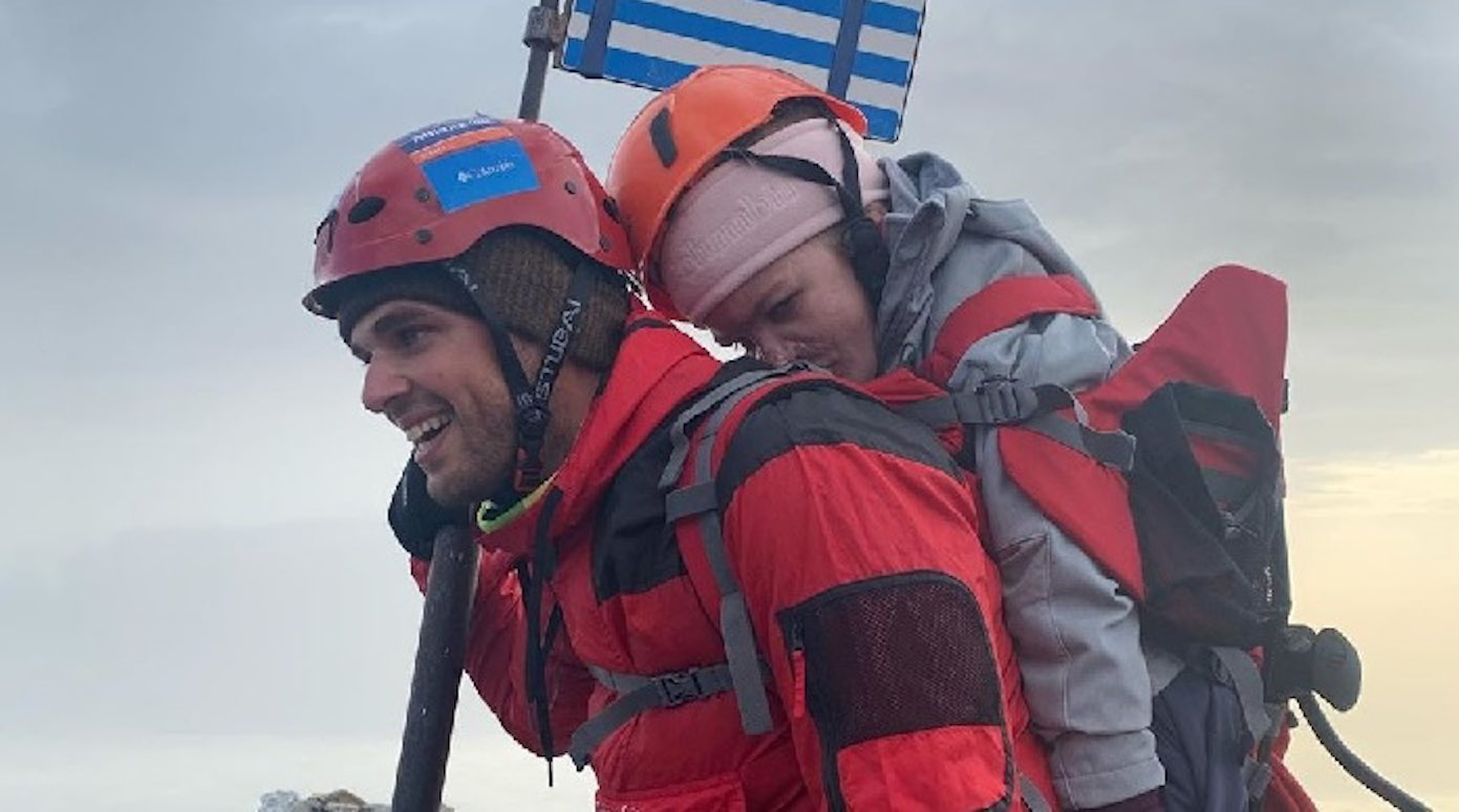 Greek Athlete Carries Disabled Woman Up Mount Olympus–Fulfilling her Lifelong Dream