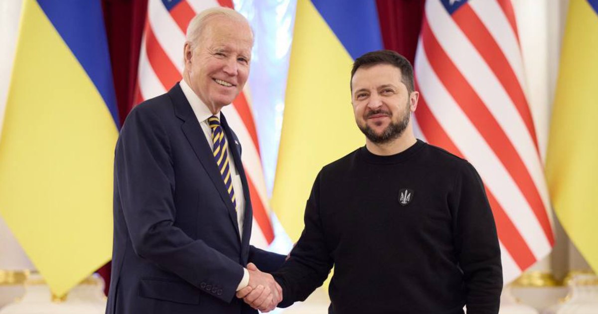 Biden makes surprise visit to Ukraine nearly one year after Russia's invasion