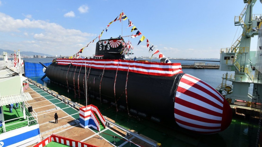 Japan Unveils Its Latest Lithium-Ion Powered Attack Submarine
