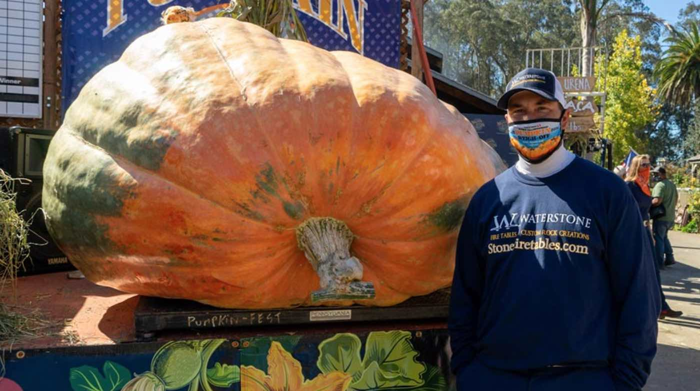 Monster Pumpkin Weighing 2,350-lbs is Crowned Largest Grown in North America