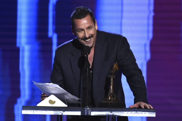 Sandler to receive Mark Twain Prize for lifetime in comedy