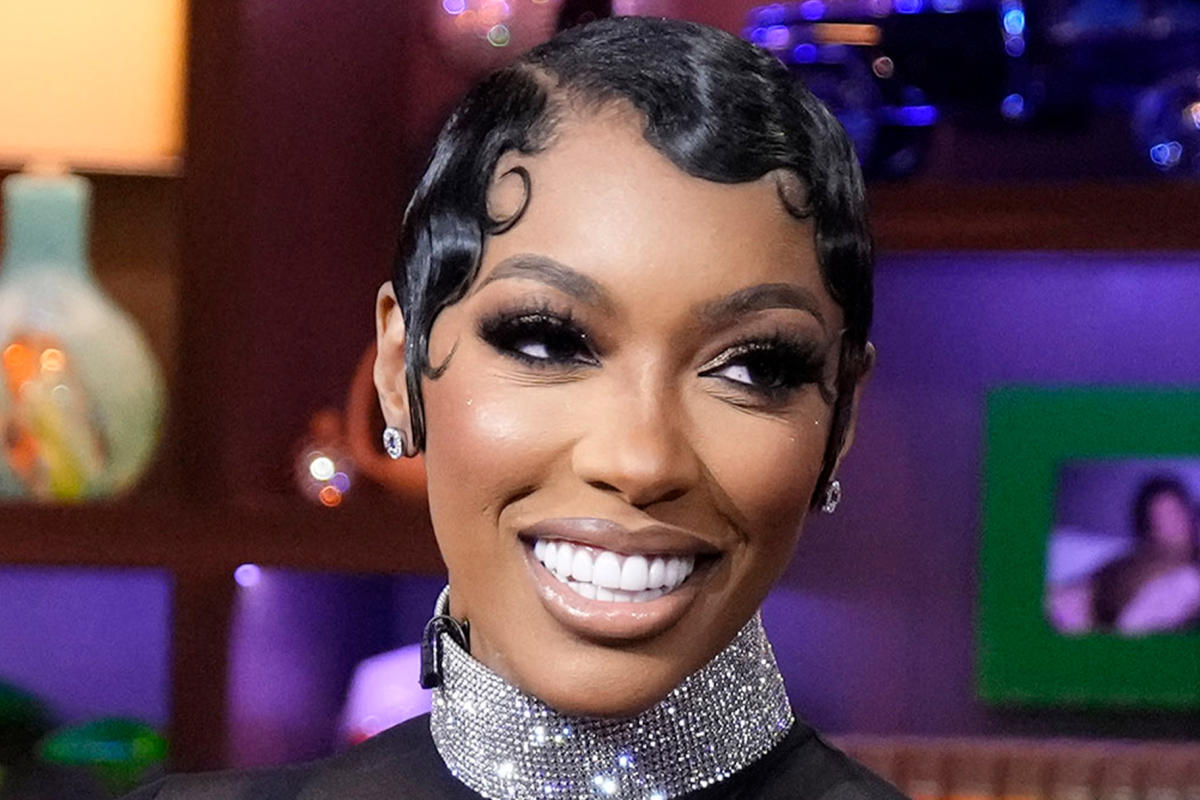Porsha Williams Stuns in a Curve-Hugging Sheer Black Catsuit: See Her Jaw-Dropping Look