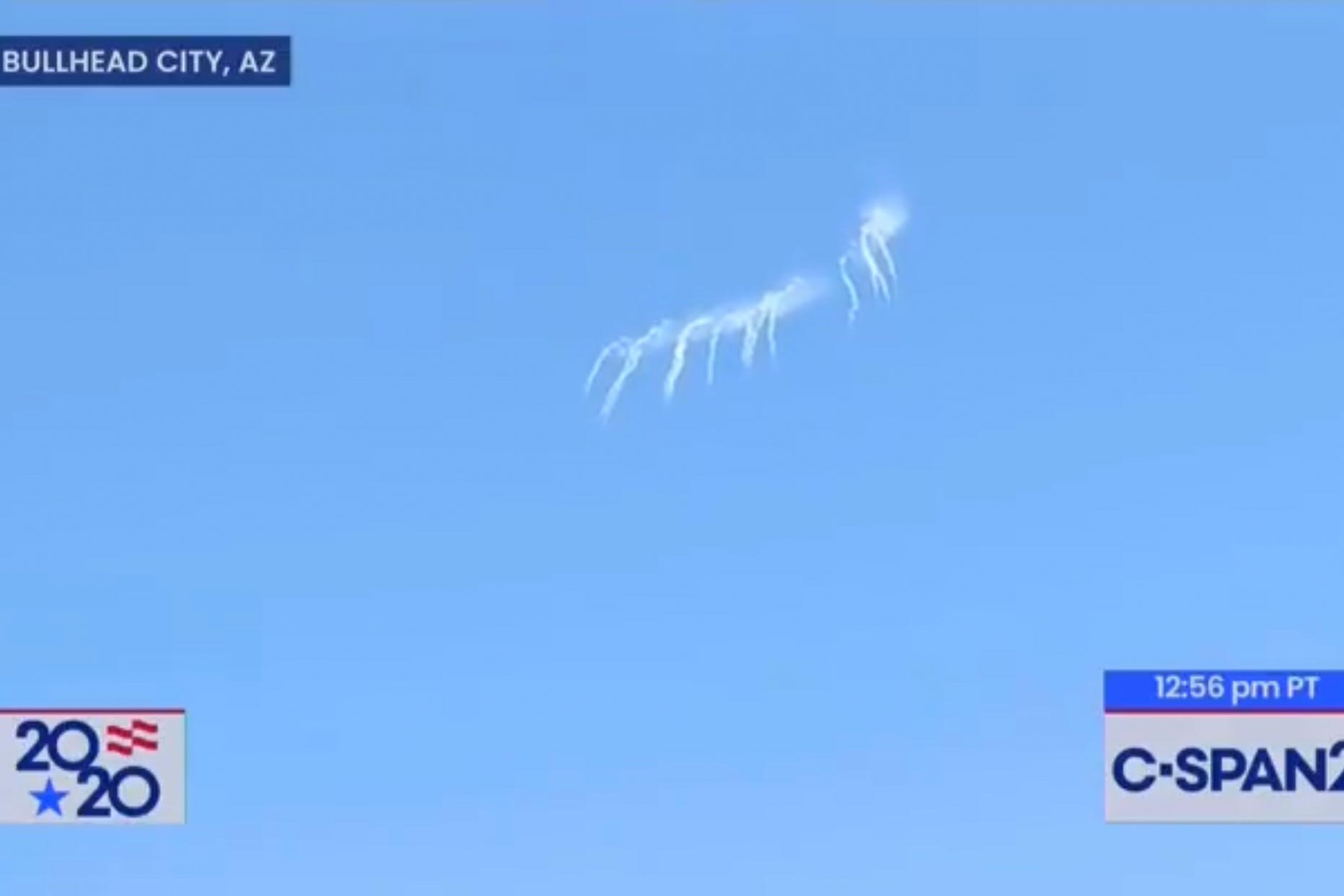 Caça F-16 intercepta aeronave em espaço aéreo de comício de Trump no Arizona; ASSISTA