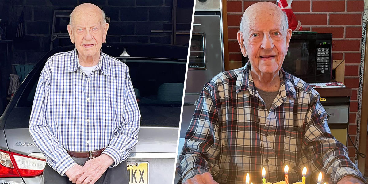 Man, 109, who still drives his car every day has simple tips for long life