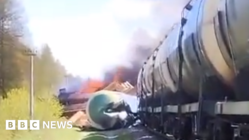Explosion in Russian border region derails freight train - governor
