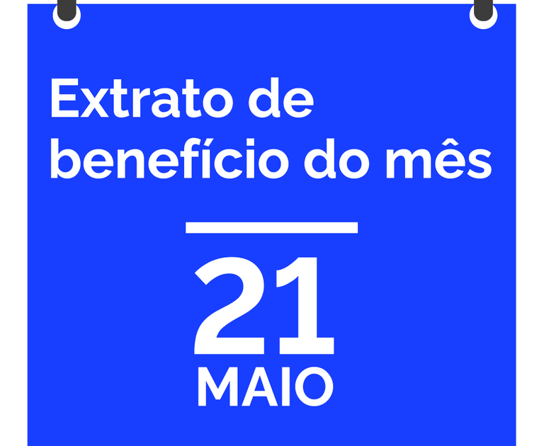 INSS: Extrato de benefício do mês de maio será liberado no dia 21