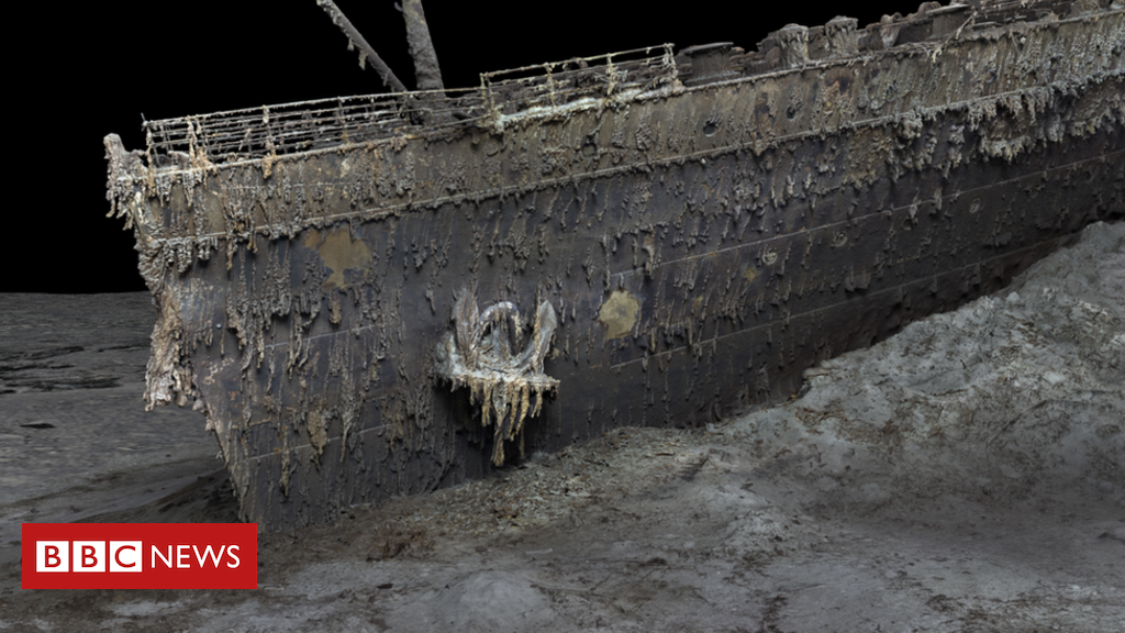 Titanic: o que revelou a 1ª varredura completa do naufrágio - BBC News Brasil