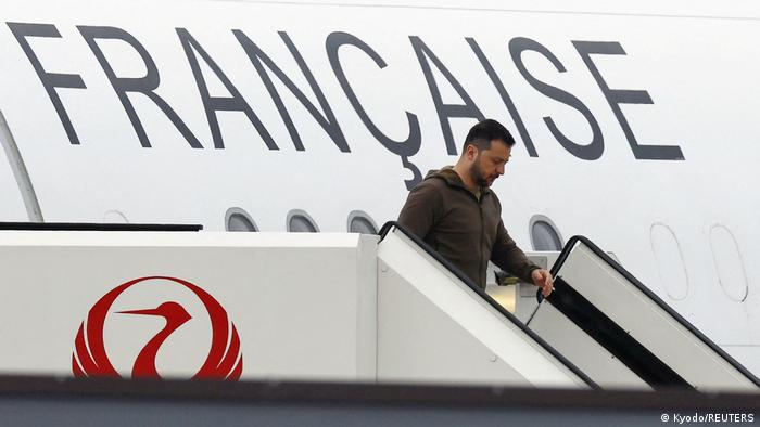 Zelenski chega ao Japão para cúpula do G7 - ISTOÉ DINHEIRO
