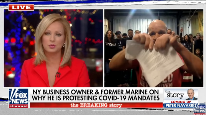 NY Gym Owner Rips Up $15,000 Lockdown Fine On Live TV: 'We Will Not Comply'