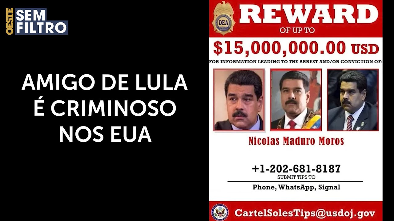 EUA oferecem recompensa milionária pela prisão de Nicolás Maduro | #osf
