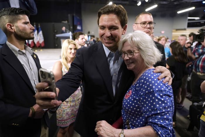 DeSantis hits Trump from the right while the ex-president looks ahead to the general election