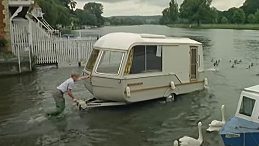 Introducing Caraboat, Caravan and Boat Hybrid From the 1960s