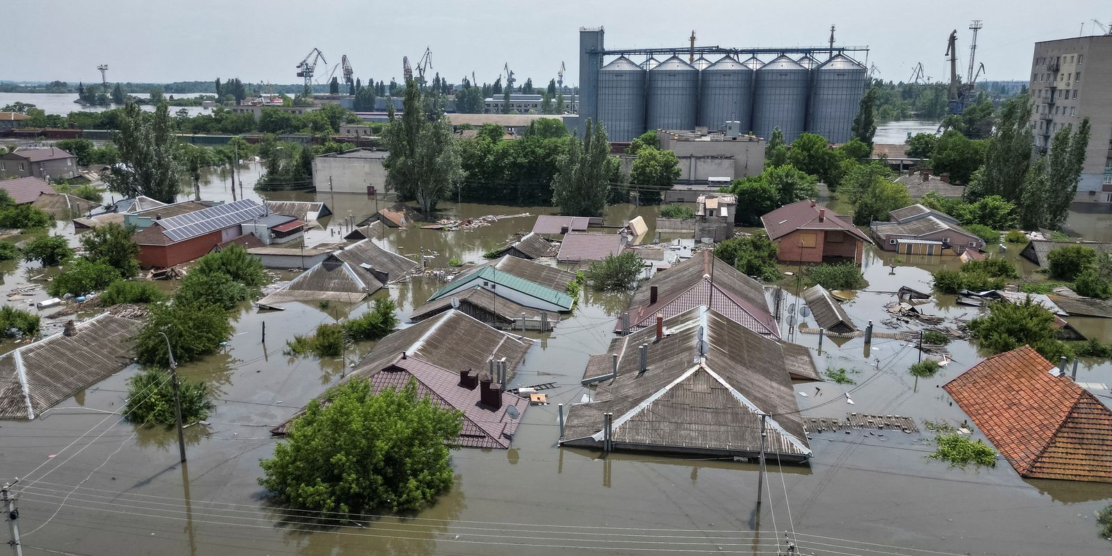 Ucrânia: 700 mil pessoas estão sem água após destruição de barragem