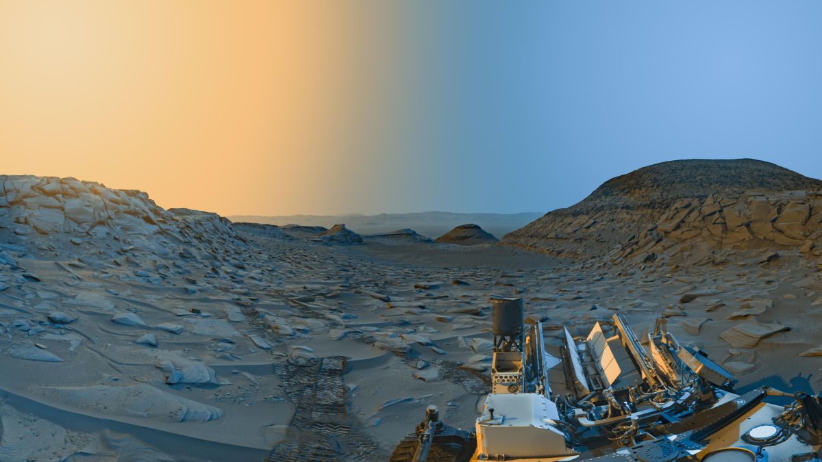 This 'postcard' of a Mars day from NASA's Curiosity rover is gorgeous (photo)