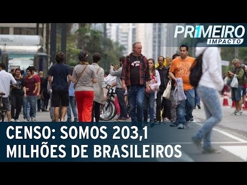 População brasileira chega a 203,1 milhões de pessoas em 2022