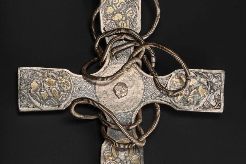 After careful conservation, museum reveals 'spectacular' 1,000-year-old cross