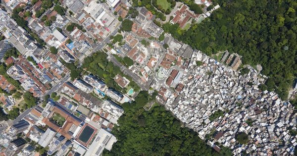 A desigualdade brasileira vista do alto em imagens impressionantes