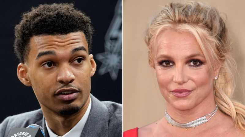 Britney Spears alleges she was struck by security guard protecting NBA rookie Victor Wembanyama | CNN
