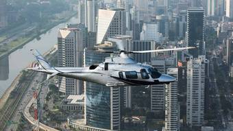 A capital de São Paulo tem a maior frota de helicópteros do mundo