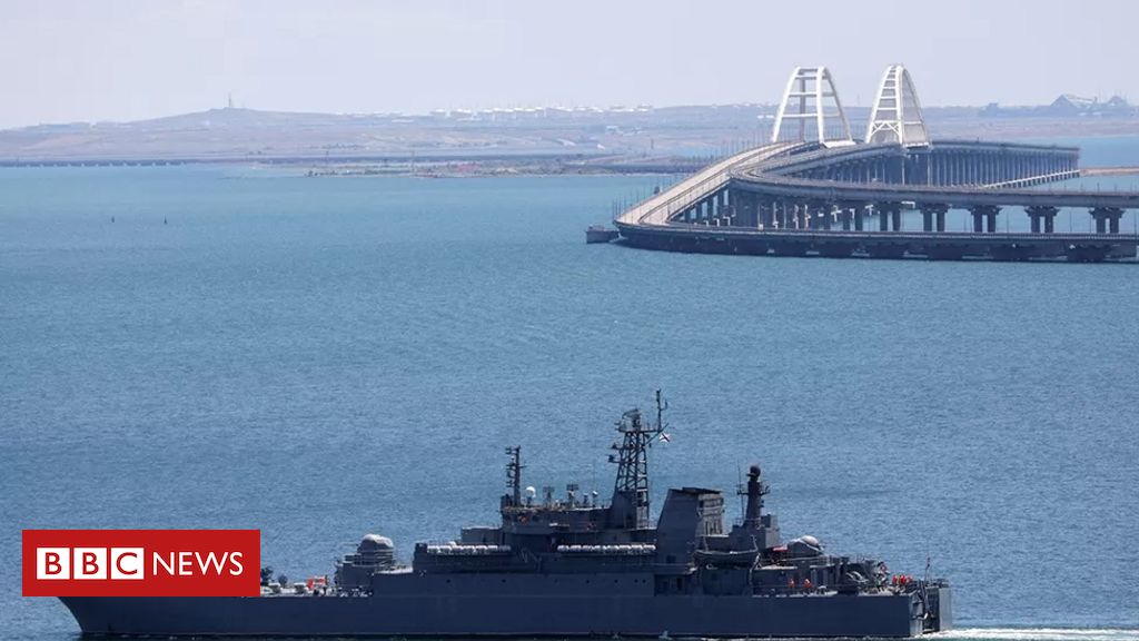 Guerra na Ucrânia: o que são os drones navais que trazem um novo risco para a Rússia - BBC News Brasil