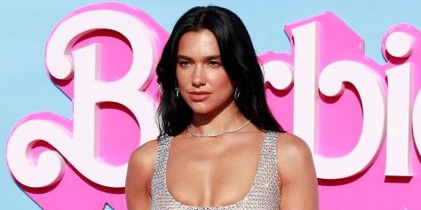 Dua Lipa *Is* Mermaid Barbie In A Sparkly Naked Fishnet Dress And A Thong