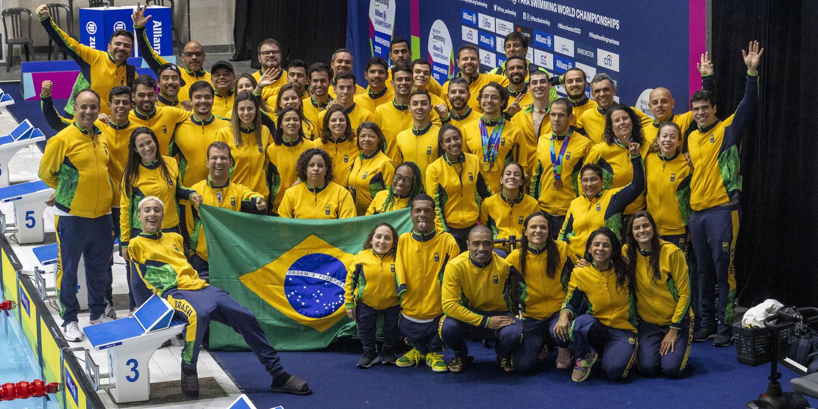 Brasil fecha Mundial de Natação Paralímpica com 46 pódios