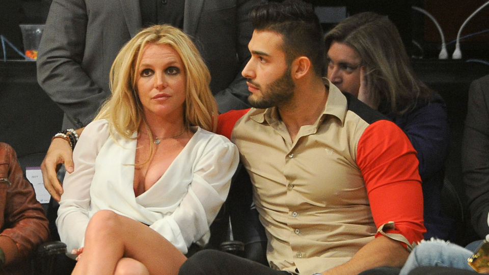 Britney Just Subtly Shaded Sam with an Old Pic After He Filed For Divorce