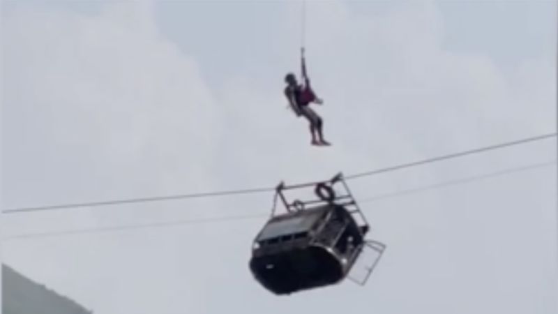 Children trapped 900 feet in air when chairlift cable snaps in Pakistan's northwest | CNN