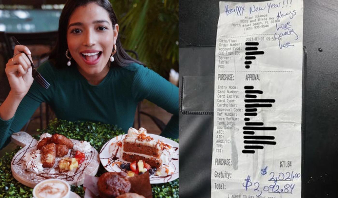 Juice Bar Workers Were Shocked By a New Year’s-Themed Tip of $2021 – And Assumed it Was a Mistake
