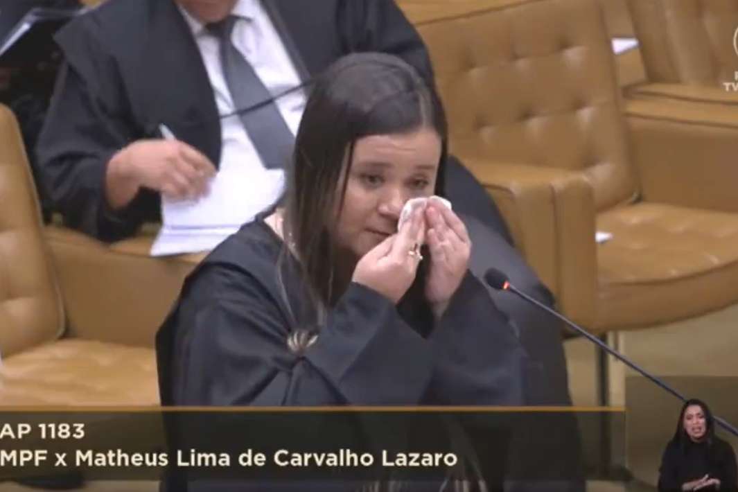 Advogada de condenado pelo 8 de janeiro chora e diz ter sido 'ignorada' no STF | O TEMPO