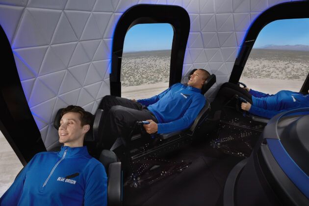 Watch Blue Origin fly its first capsule that’s designed to send people to space and back