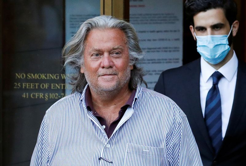 Trump pardons ex-aide Bannon but not himself or family