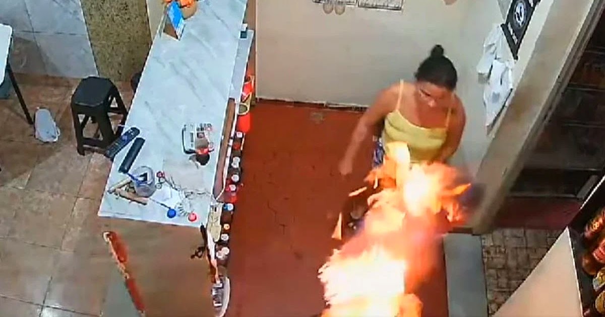Mulher ateia fogo em companheiro no Jardim América