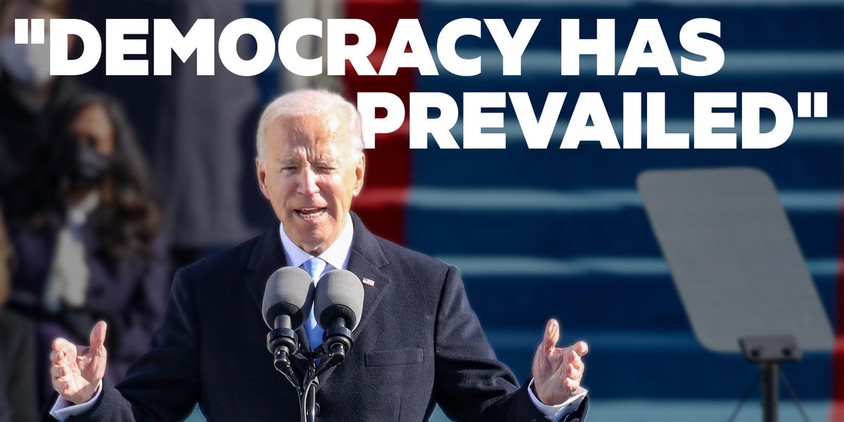 WATCH: Highlights from President Joe Biden's history-making inauguration