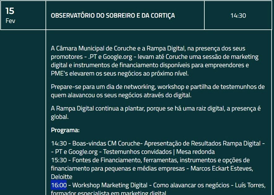 Luís Torres ministra workshop de marketing digital