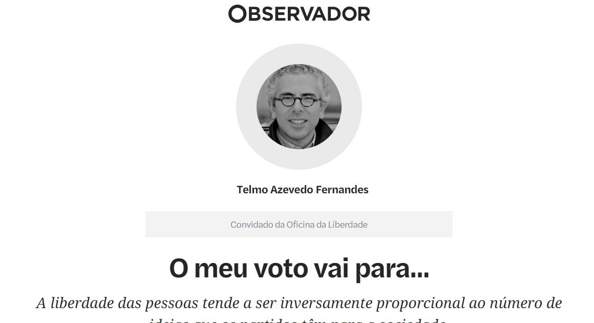 O meu voto vai para…