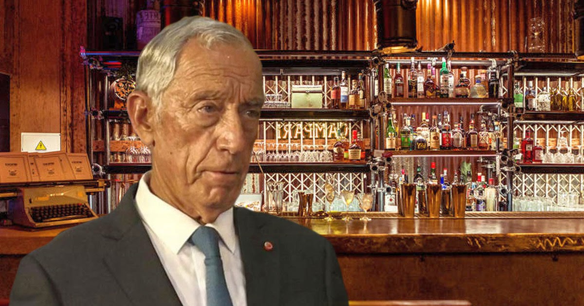 A lesma e o presidente da República encontram-se num bar