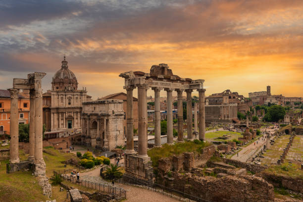 Cidade de Roma e seus habitantes