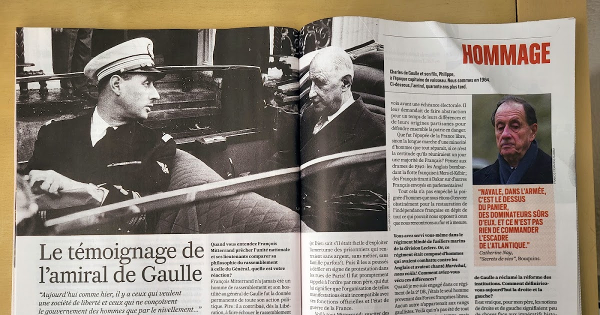 O testemunho do Almirante de Gaulle