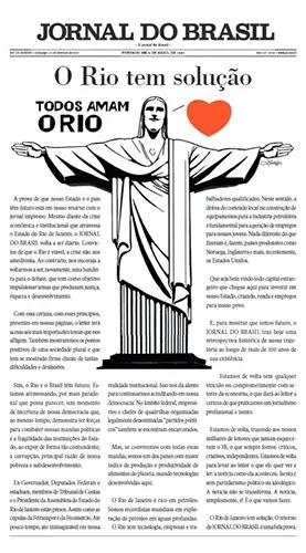 Marca ´Jornal do Brasil´ vai a leilão para quitação de dívidas trabalhistas