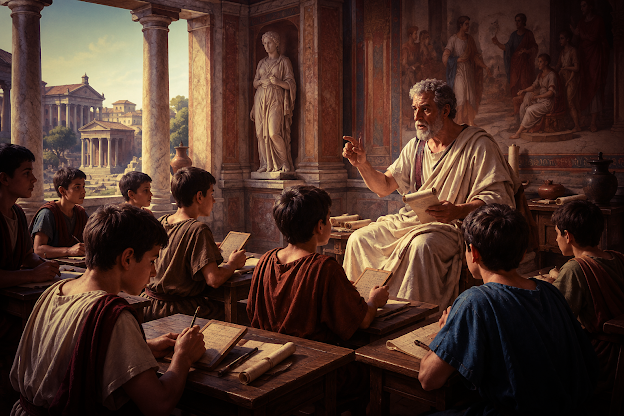 A Escola na Roma Antiga