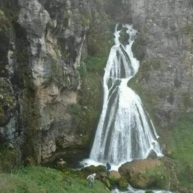 A Cachoeira da Noiva.