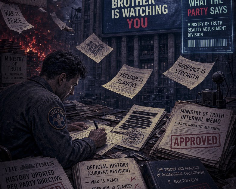 1984, de George Orwell: quando o poder controla até a verdade
