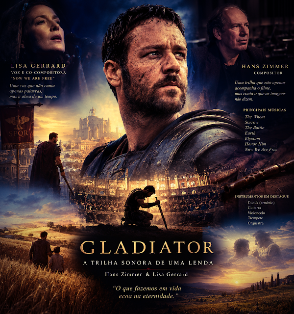 A trilha sonora de Gladiador: