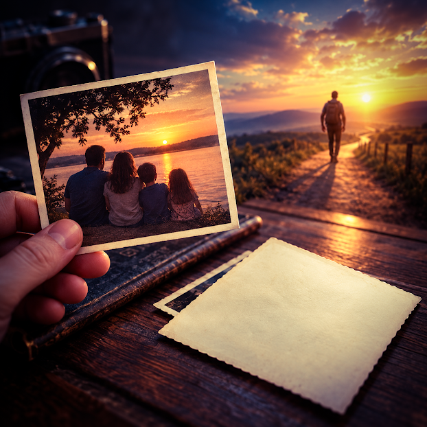 O que existe do outro lado da foto?
