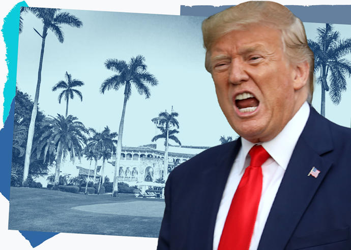Trump Asks to Stay in Mar-a-Lago — as Employee