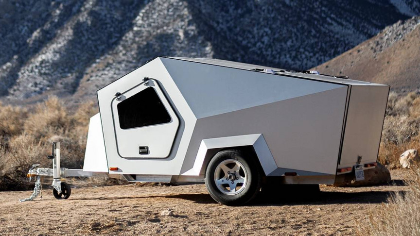 This Tesla Cybertruck Look-Alike Trailer Is Made for Electric Vehicles
