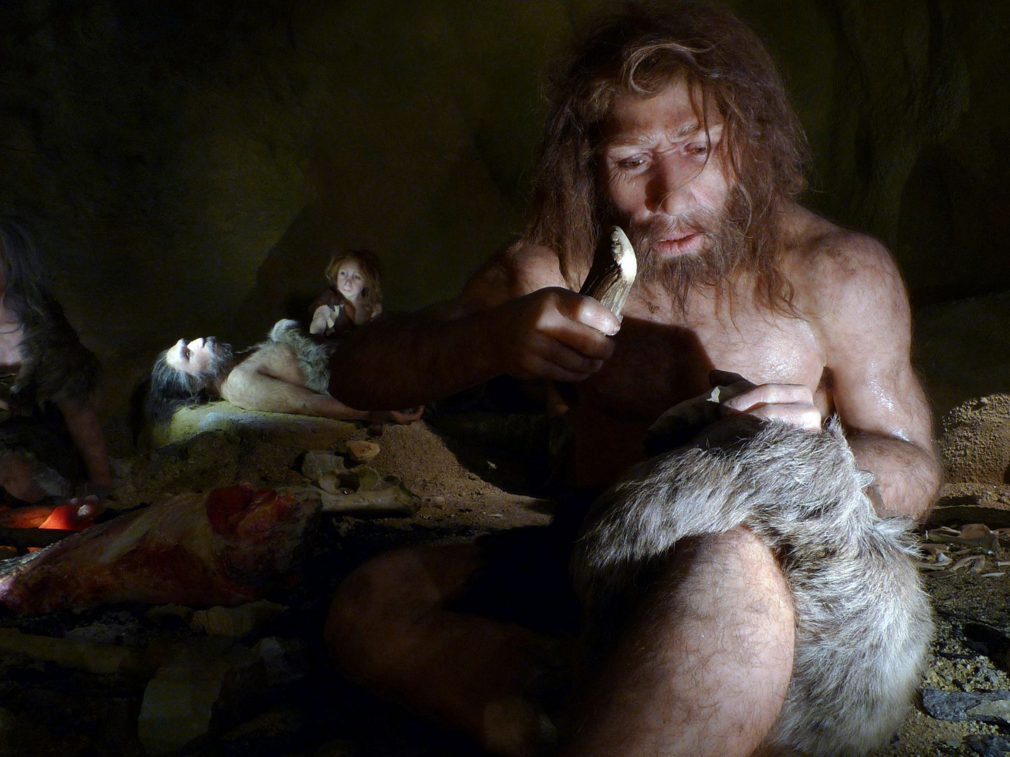 Neanderthals died out after Earth's magnetic poles flipped, causing a climate crisis 42,000 years ago, a study says