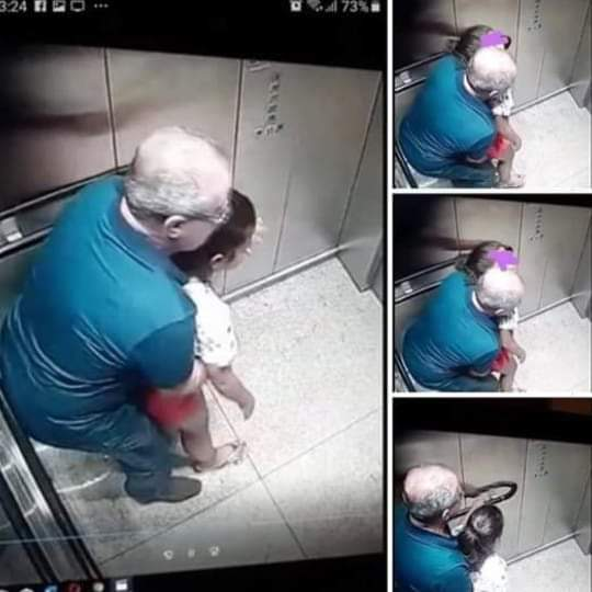 MG: Câmera de elevador flagra padrinho abusando sexualmente de afilhada